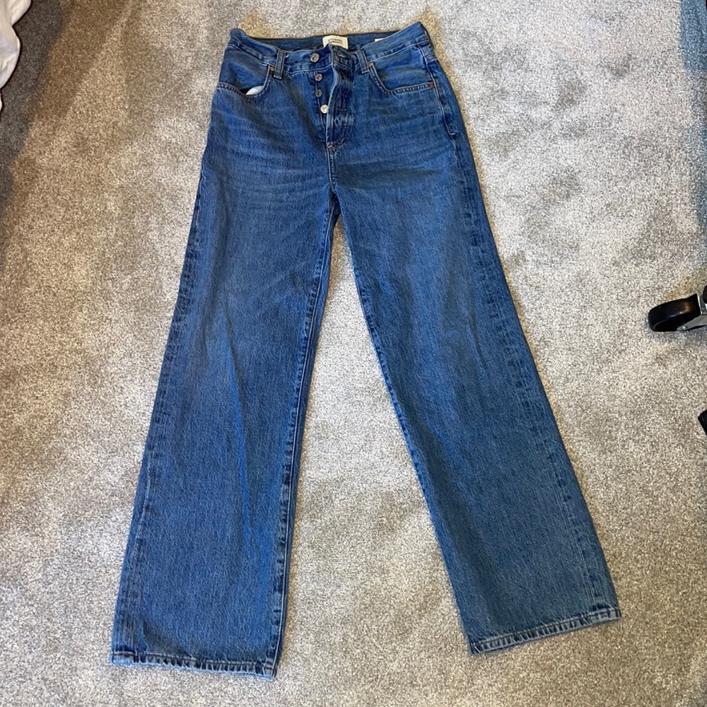 Citizens Of Humanity Blue Straight Leg Jeans
